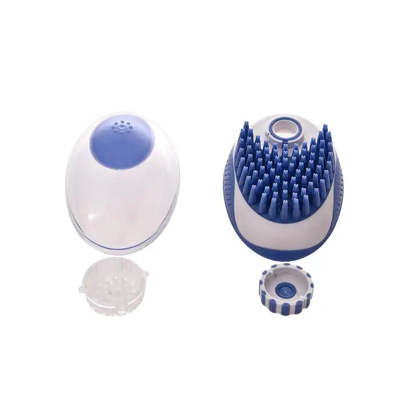 🧴Brosse de bain en silicone et peigne de massage : la touche parfaite pour le bien-être de votre animal !🐾 