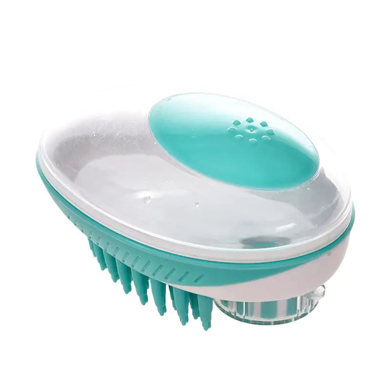 🧴Brosse de bain en silicone et peigne de massage : la touche parfaite pour le bien-être de votre animal !🐾 