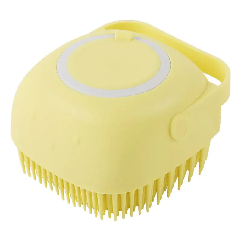 🛁 Escova de Banho 2 em 1 para Animais 🐾 – CleanPet com Dispensador de Champô 🧴