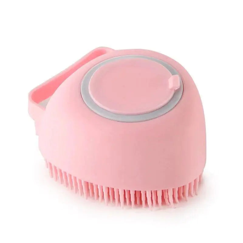 🛁 Escova de Banho 2 em 1 para Animais 🐾 – CleanPet com Dispensador de Champô 🧴