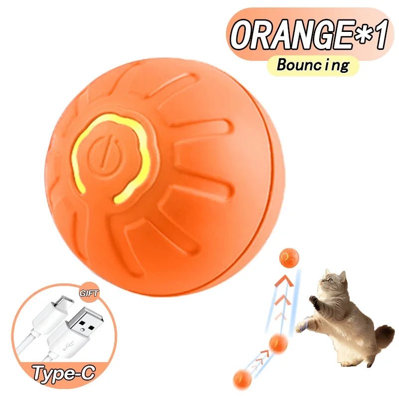 A Revolução dos Brinquedos para Gatos: Bola Inteligente que Pule e Rolé Automaticamente! - mineirosofertas