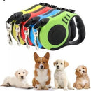 Coleira Retrátil para Cães com Luz LED – Segurança e Estilo para Passeios Noturnos🐶 - MineirosOfertas