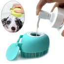 🛁 Escova de Banho 2 em 1 para Animais 🐾 – CleanPet com Dispensador de Champô 🧴