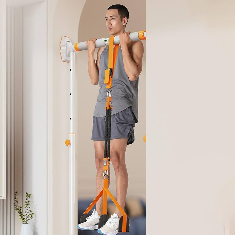 Faixa de Assistência para Pull Up com Suporte Ajustável de Pés