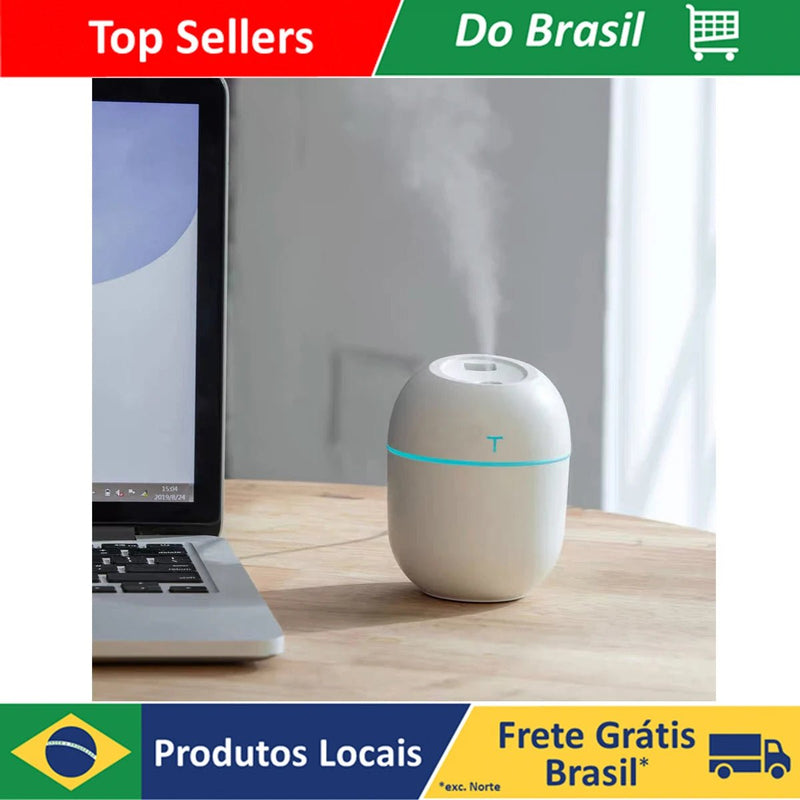 Leve Conforto e Bem - Estar Para Onde For: Descubra o Poder do Mini Umidificador Egg Portátil! - mineirosofertas