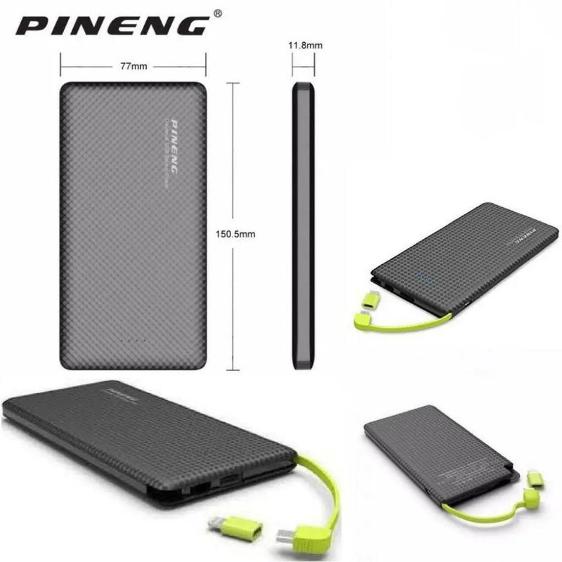 Pineng Power Bank 10.000mAh: Carregue Seu iPhone com Potência e Portabilidade! - mineirosofertas